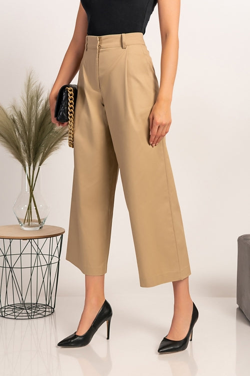 Wide Leg Pants Mancha, beige