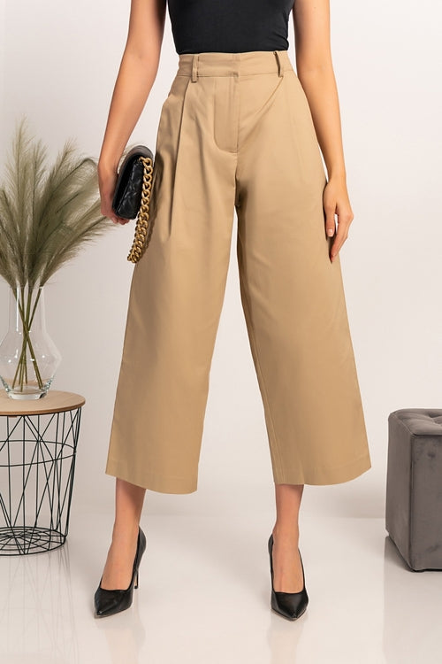 Wide Leg Pants Mancha, beige